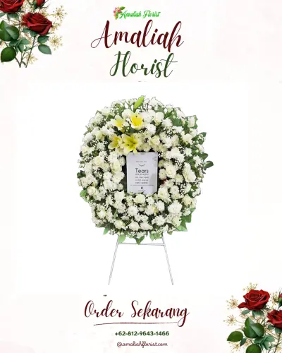 Krans Bunga Duka Cita sorong